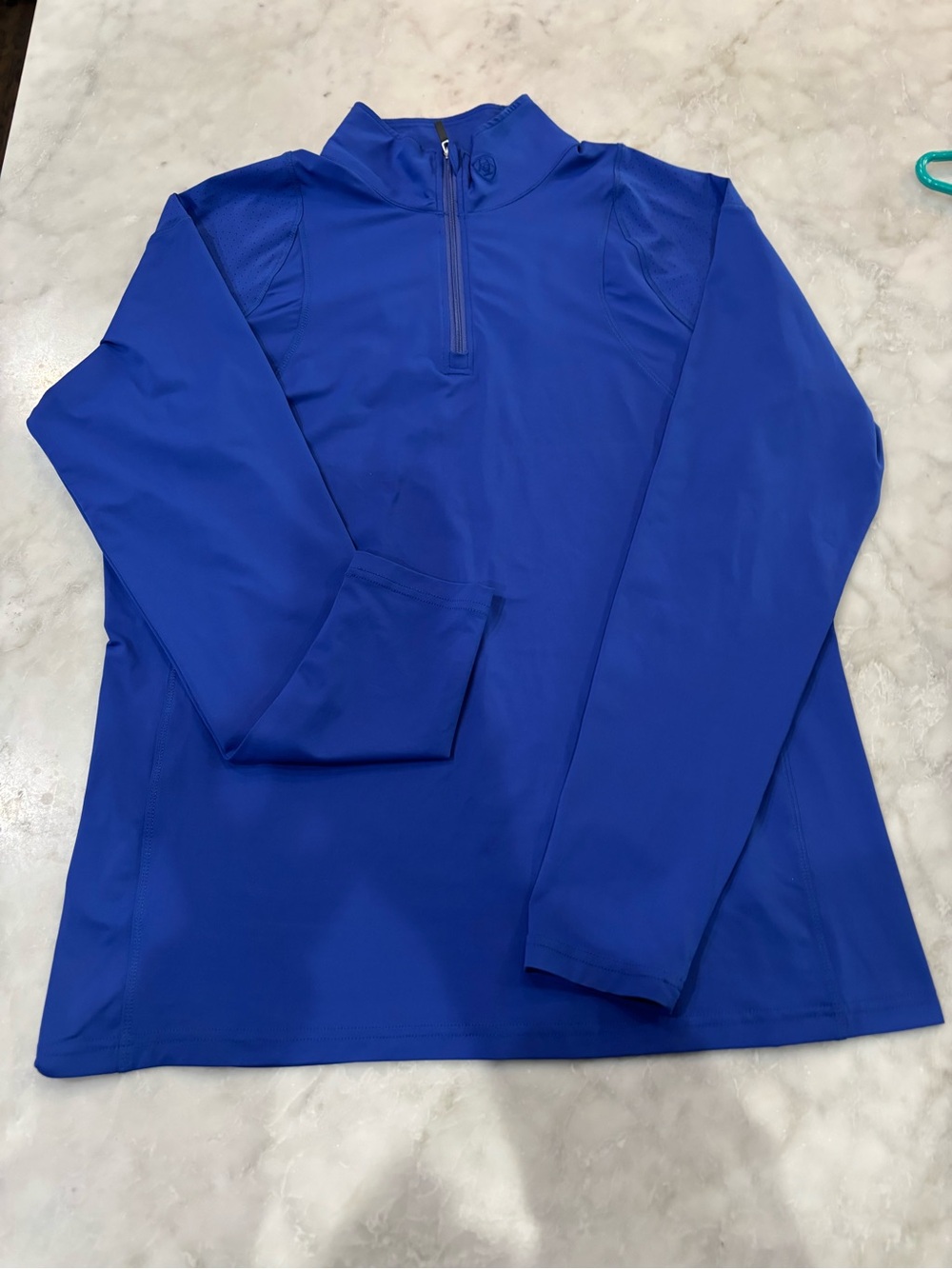 Ariat TEK Women's Royal Blue Long Sleeve Quarter-Zip Top